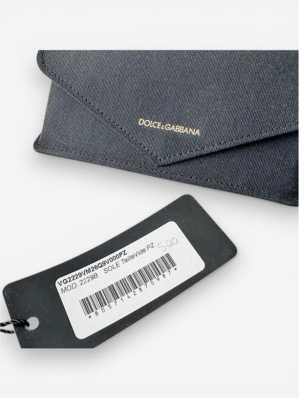 Dolce & Gabbana DG4386 Black Oversized Square Sunglasses DG Logo | NWT - Picture 9 of 9